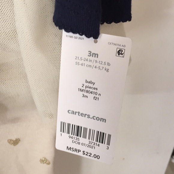 Carters baby 2 piece outfit - Picture 4 of 6